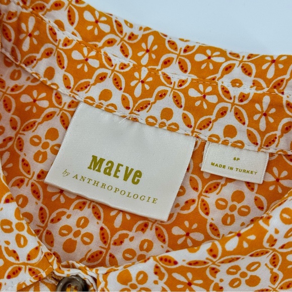 Anthropologie Maeve Petrin Floral Button Down Shirt - Picture 9 of 12